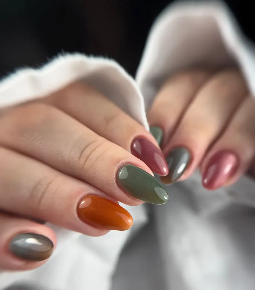 Sonbahar tonlarında kalıcı oje – Alara Nail Bar Instagram